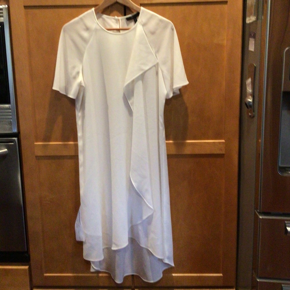 BCBG white Perri dress S